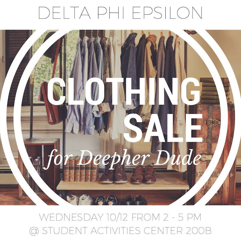 dphietemple's tweet photo. Cute clothes and baked goods to help those with Cystic Fibrosis‼️‼️Why would you not come?? Stop by today from 2-5pm at the student center‼️ https://t.co/LUrjdhmJKd