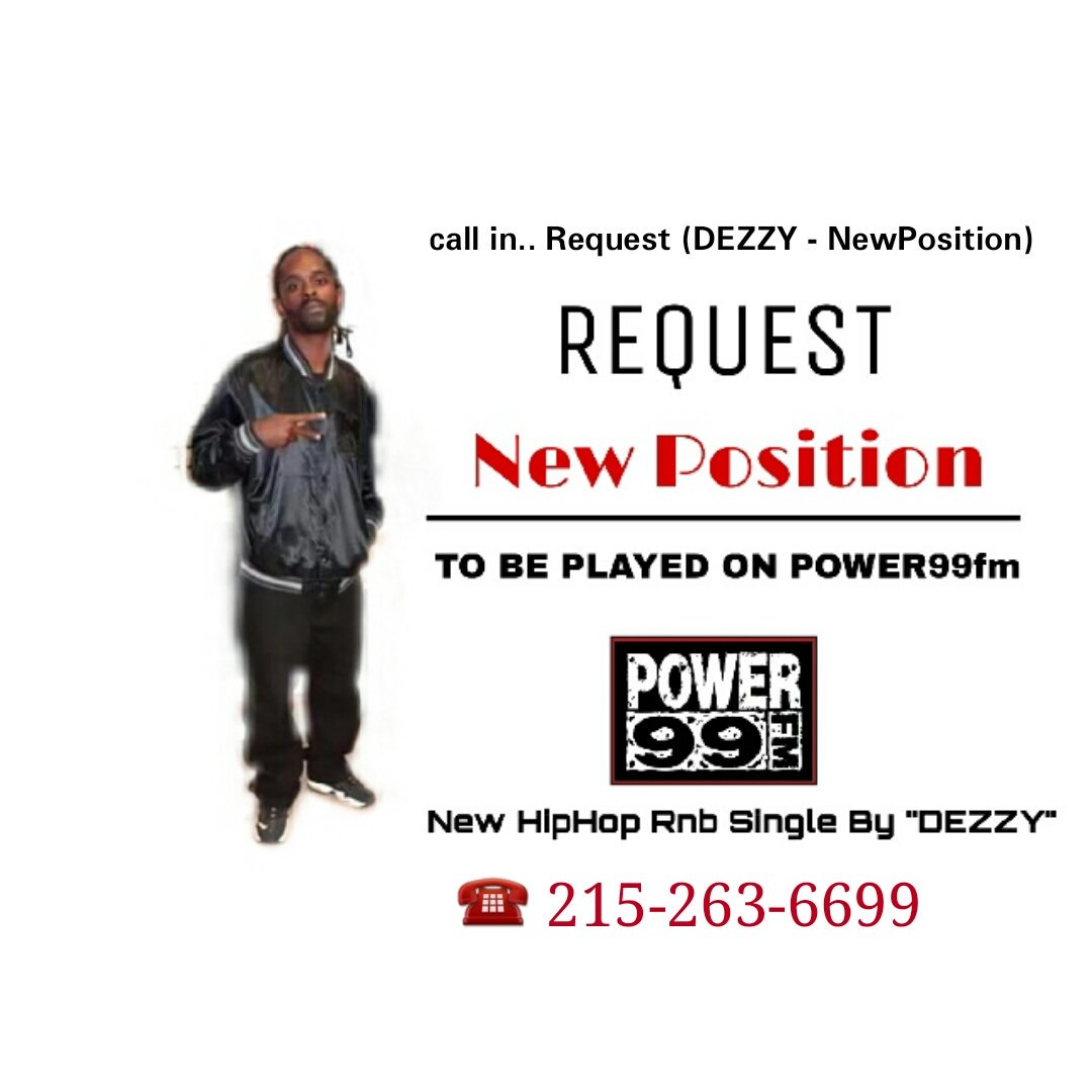 blackcarpet100's tweet photo. "Tweet &amp; REQUEST @Power99Philly to play (DEZZY) #NewPosition 🌹🔥 https://t.co/sl75L88H07