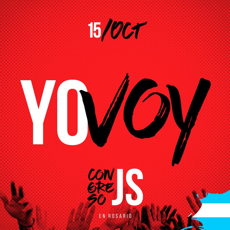 Todxs vamos!!! Congreso Nacional de las Juventudes Socialistas de Argentina. #Rosario Incribite acá ---->docs.google.com/forms/d/e/1FAI…