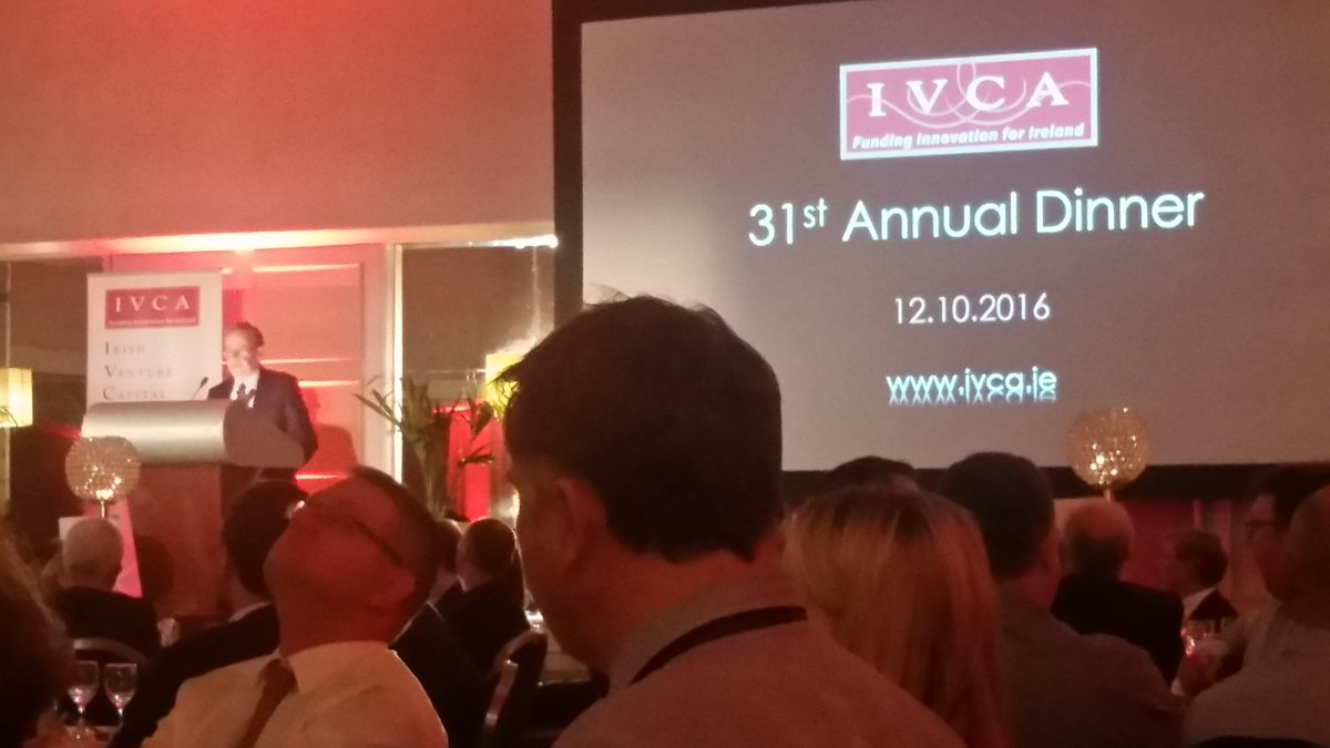 FinTechIreland's tweet photo. Thanks @GJ_Solicitors for invite to @IVCA_ie Annual Dinner. Over 400people attending tonight. #VentureCapital https://t.co/fkbopAHDDn