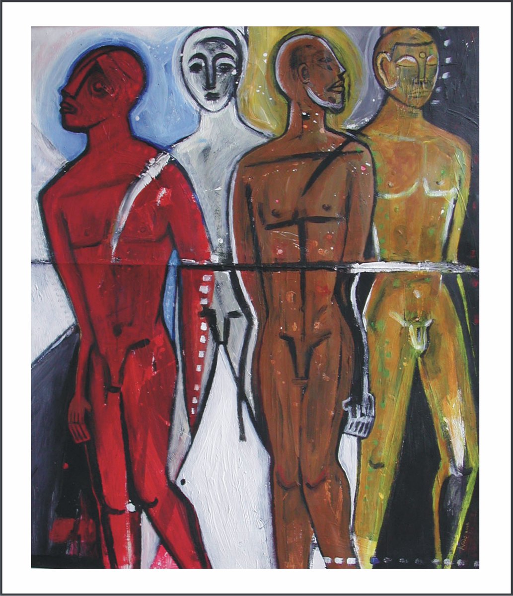 'The People' by Kraig Yearwood #Barbados #Caribbean #art #inspiration #followart #twitart #iloveart #caribbeanart