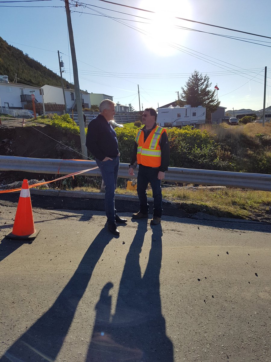 roygdrake's tweet image. Had a visit from the Premier Dwight Ball, Minister Al Hawkins and MHA Tracey Perry