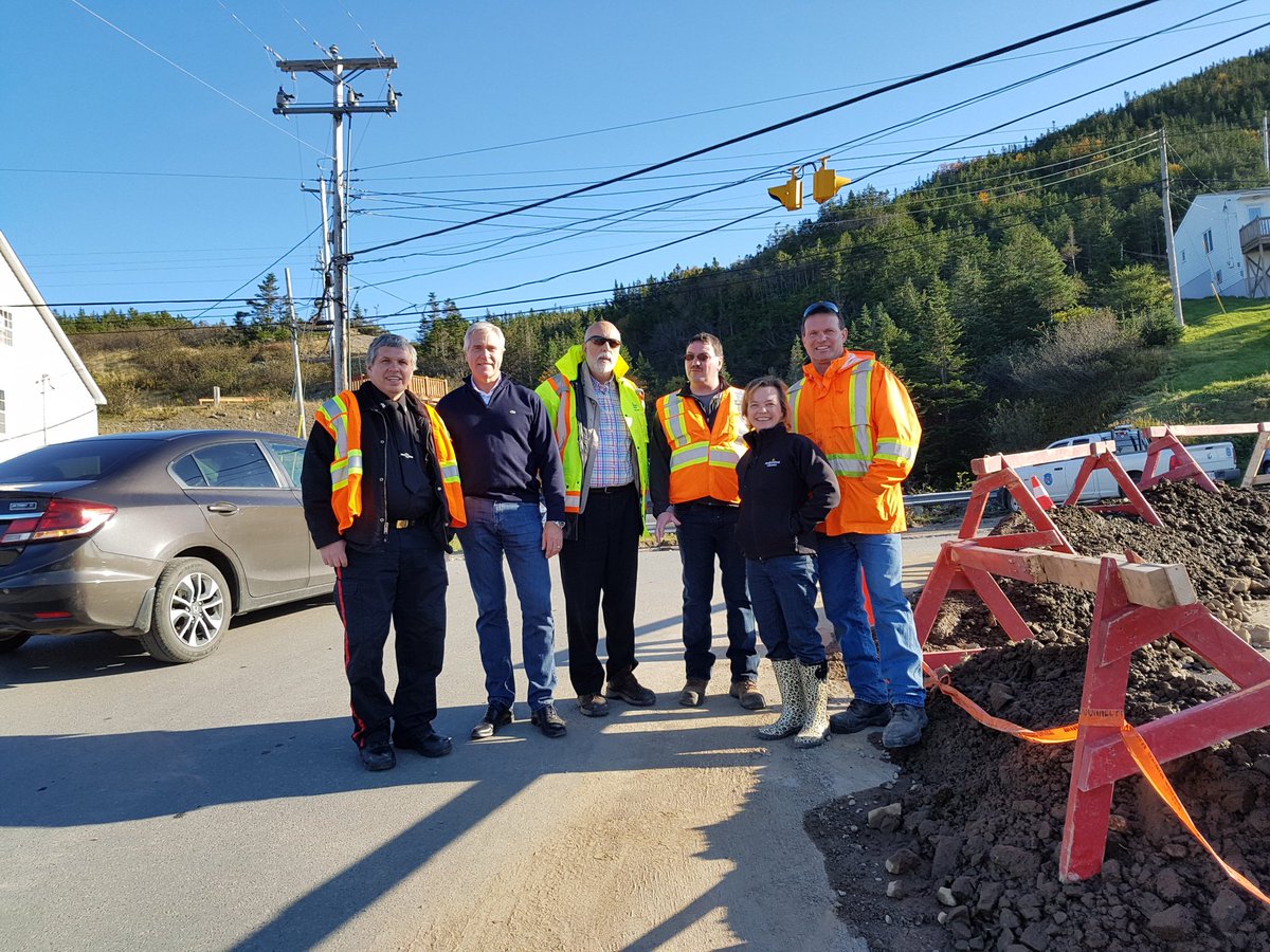 roygdrake's tweet image. Had a visit from the Premier Dwight Ball, Minister Al Hawkins and MHA Tracey Perry