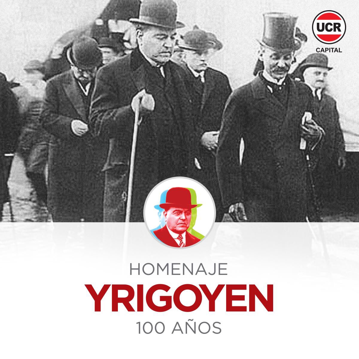 Yaco_Emiliano's tweet photo. ‘’Hay que ser radical en todo y hasta el fin, levantando el espíritu por sobre el medio y el ambiente’’#Yrigoyen100 https://t.co/ohXRQa5Cav