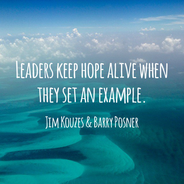 Evans_Integris's tweet photo. Leaders keep hope alive when they set an example. @Jim_Kouzes #BarryPosner @TLCTalk #Leadership #TLCTalk https://t.co/mROOOV4gDu