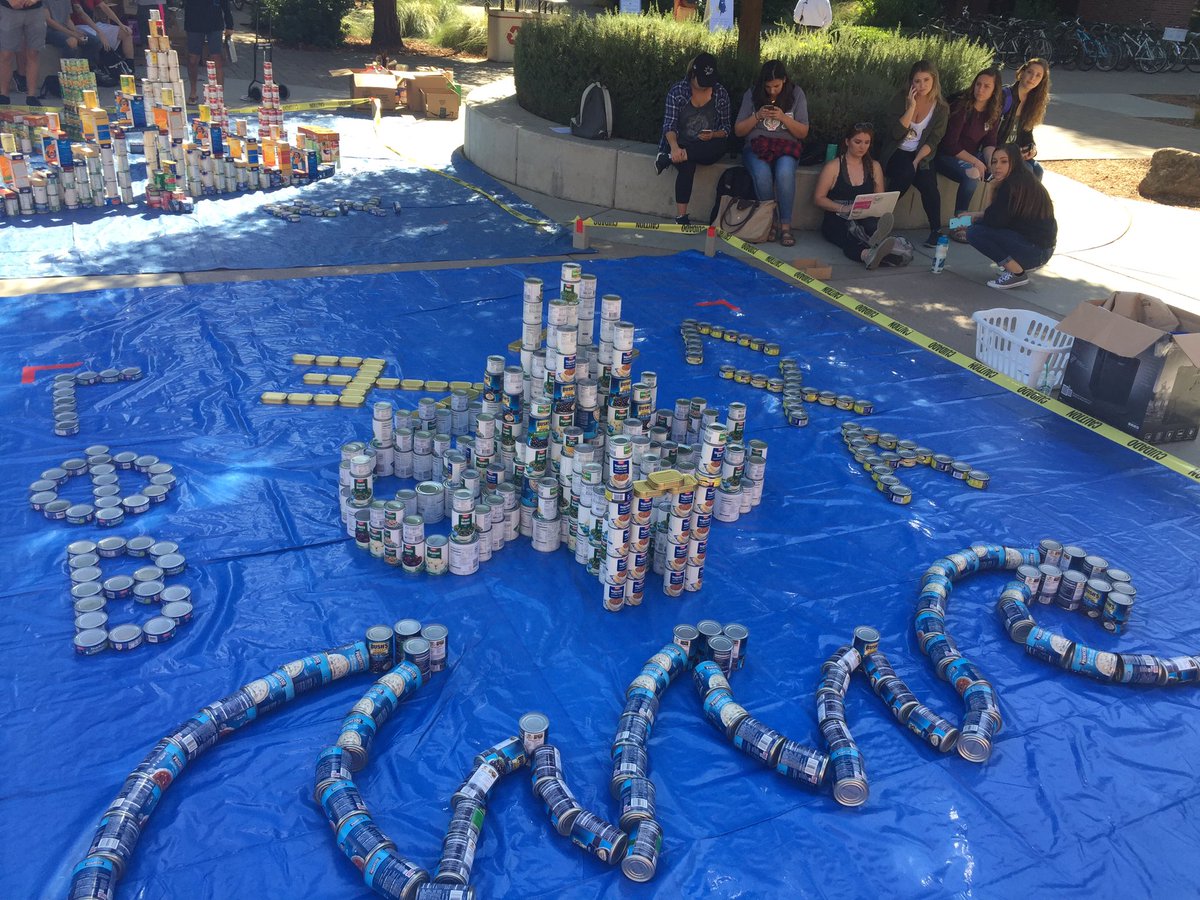 csucpanhellenic's tweet photo. #TeamAtlantis has finished their under water city for canstruction! ΓΦΒ and ΛΧΑ #greekweek16 https://t.co/TO9GT8ZYwq