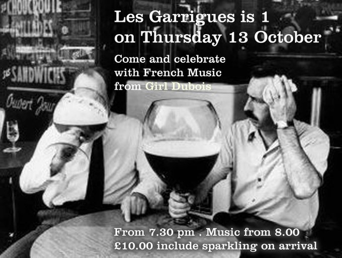 GirlDebois's tweet photo. Birthday celebrations @GarrigueWine Wine &amp; French Chanson! https://t.co/4eTmtHys3C https://t.co/vB8Dj8DGJz
