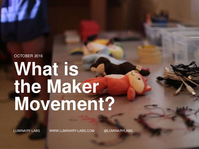 Makerspaces_com's tweet photo. What is the maker movement and why does it matter -  https://t.co/pARSnjPXdA #makerspace #makerED #makerspaces https://t.co/AsJ2cEtQHu