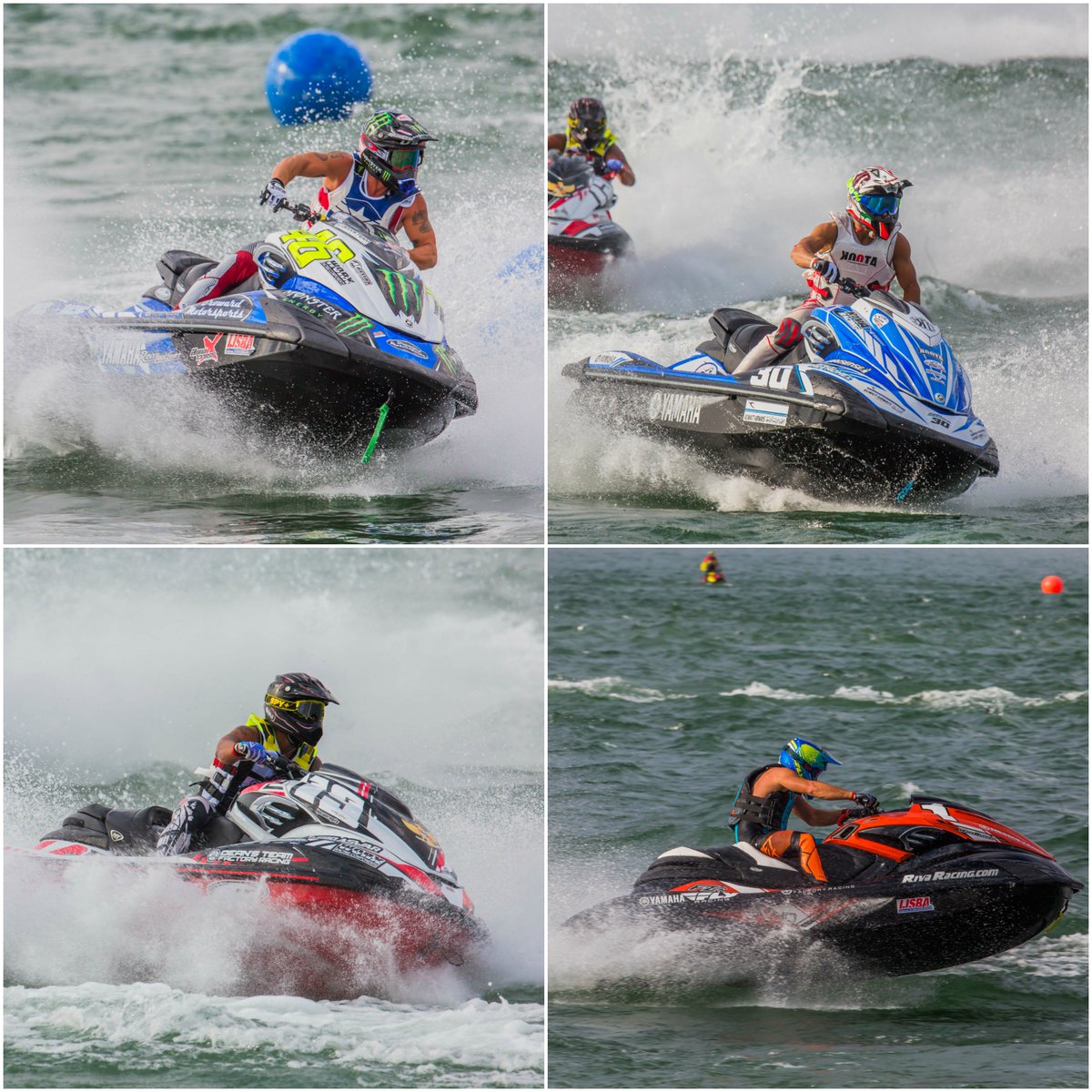 YamahaBoating's tweet photo. NOT A SINGLE Kawasaki or Sea-Doo crack the top 10 in Pro-Am Runabout Stock @IJSBA World Finals, as #Yamaha racers claim the top 11 spots. https://t.co/60CYLgsWHt
