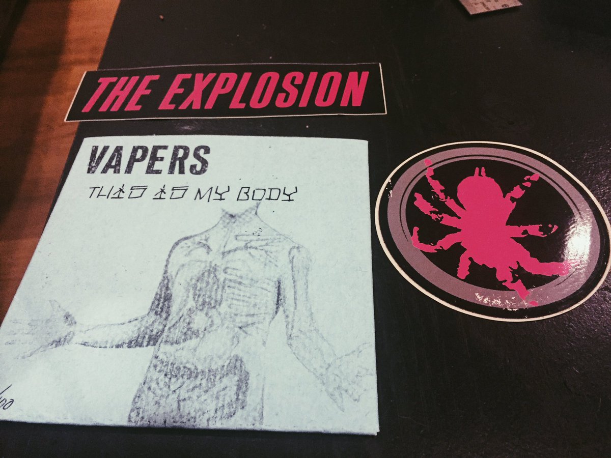 Thanks to Uncle <a href="/bdavidwalsh/">Dave Walsh</a> for the care package. The new <a href="/VAPERSPUNX/">VAPERS</a> songs rip, peep 'em! #ThisIsMyBody