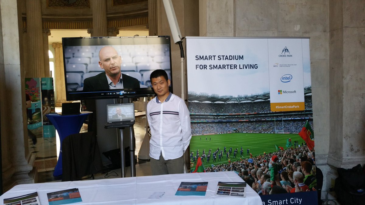 DCUEnterprise's tweet photo. #smartdublin tech starting at City Hall 6pm @Intel_IRL @Microsoftirl @CrokePark @DublinCityUni https://t.co/cx5HapwwcC