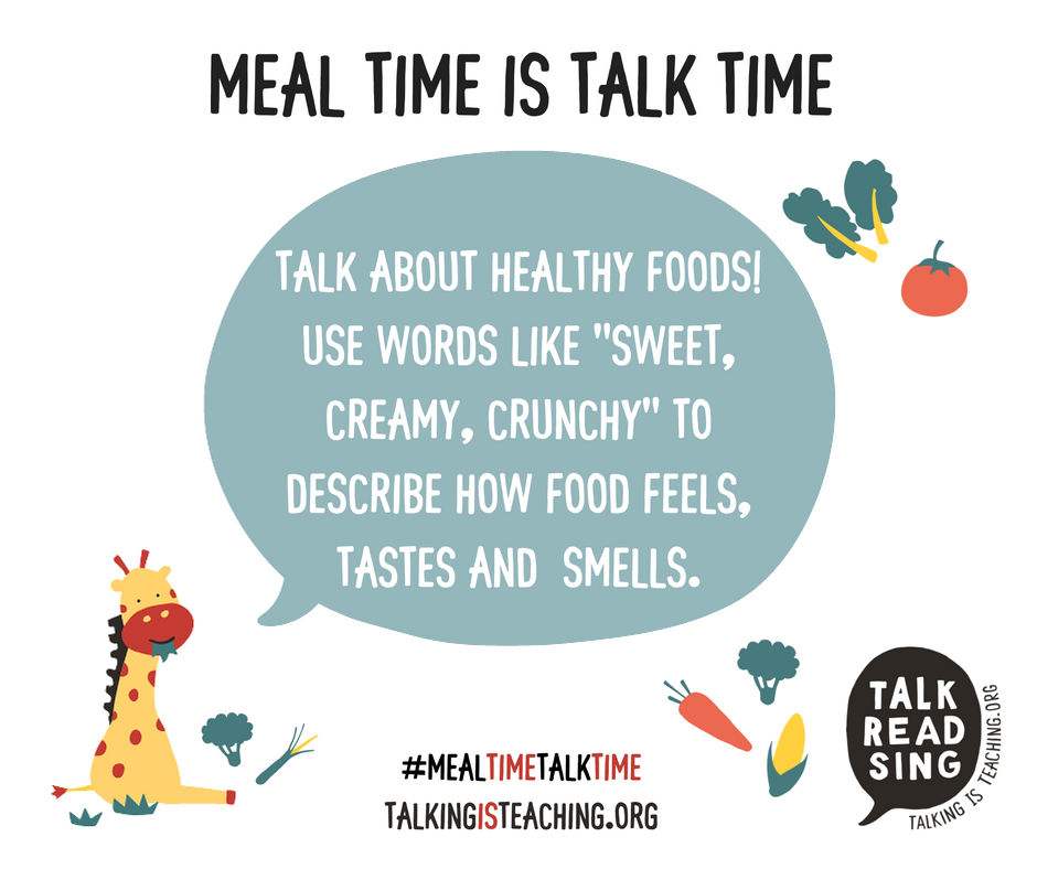 2SmallToFail's tweet photo. Talking about nutritious foods is a great way to build your child’s vocabulary and healthy eating habits! #MealTimeTalkTime https://t.co/ZaL3fM8isH
