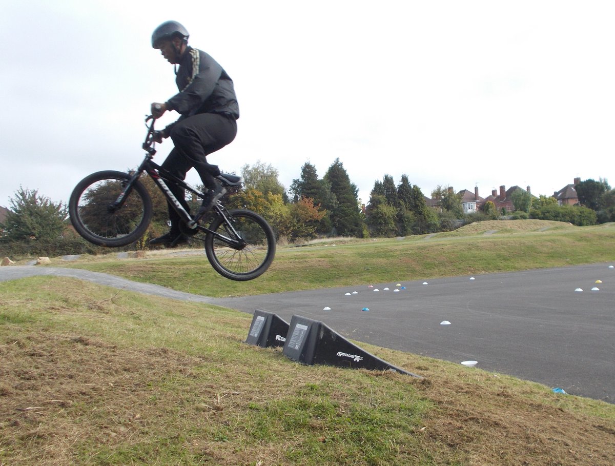 Loads of fun was had yesterday at our final BMX lunch club before half time. Some serious air time from Cain!!