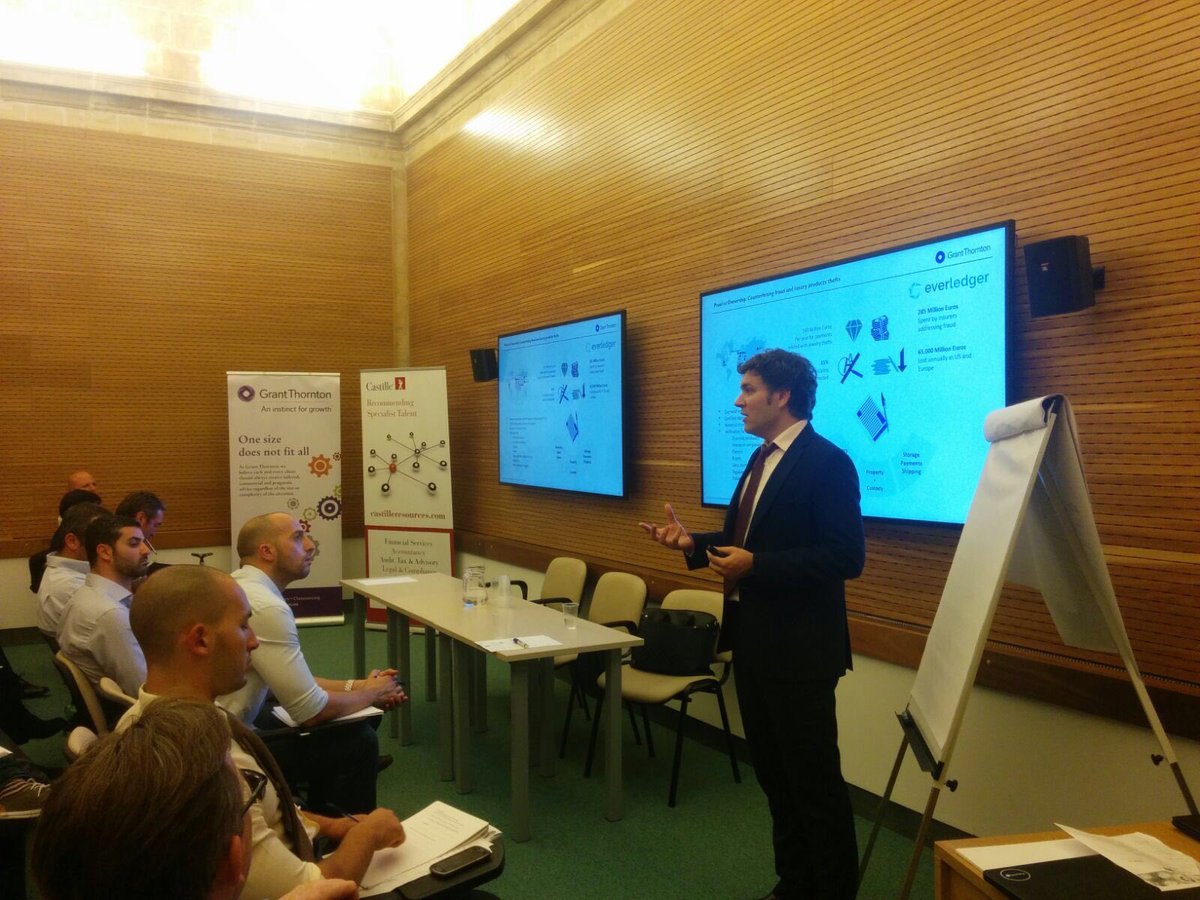 LuisPastor3T's tweet photo. Thanks to @GrantThorntonMT for inviting me to speak about our global #blockchainGT practice @GrantThorntonSp https://t.co/NLFhmKkA5E