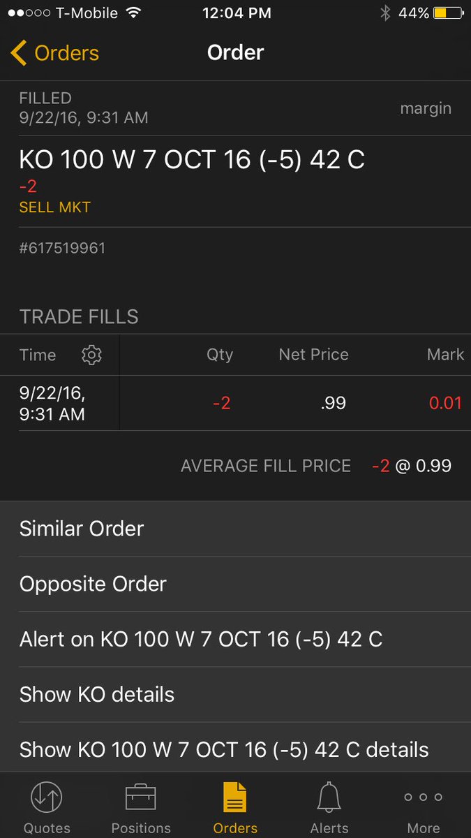 mosaictheories's tweet photo. YES YES... WINNING TRADES THAT'S ALL I'LL EVER NEED!!! #optionswriter #weeklys #binary #ko #novol https://t.co/n5uUmc0qm1
