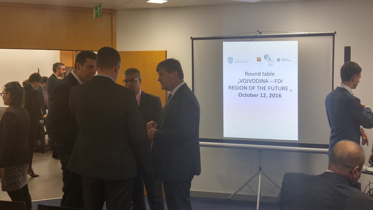 Franc_Bogovic's tweet photo. Round table @vojvodina and #FDI. #Serbia  on the way to EU membership with competitive business environment #IPAfunds #SMEs #renewables https://t.co/bsuB6OICX3