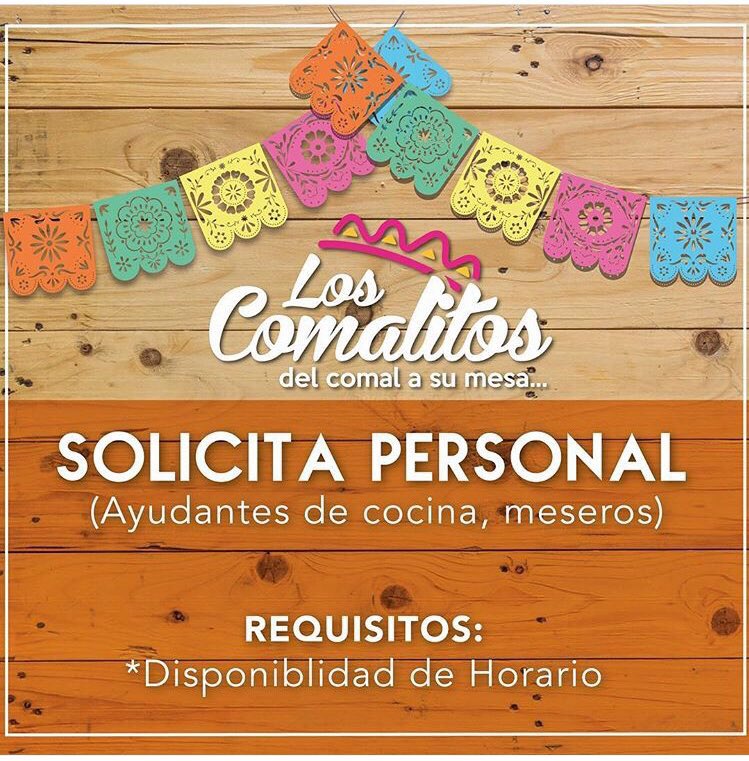 LosComalitos's tweet photo. ¡Te estamos buscando! Si quieres formar parte de nuestro equipo, comunícate con nosotros (9933647312) @TabascoHoyTV @Azteca_Tabasco https://t.co/9BYSPjdGgB