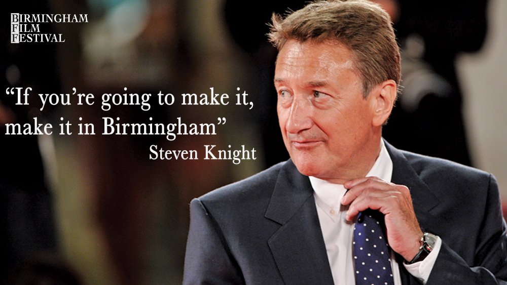 BHAMFILMFEST's tweet photo. Steven Knight becomes a patron of the Birmingham Film Festival. 
https://t.co/IYNoRursdC
#bhamfilmfest #makeitinbirmingham #PeakyBlinders https://t.co/Mdq8KyNL8M
