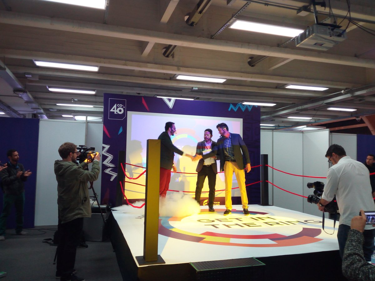 AppsCo's tweet photo. .@Ubitsco ganador de la segunda batalla #GetInTheRingAppsCo #Col40 https://t.co/pt3NlJj6vR