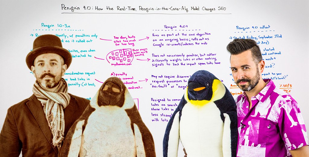 Penguin 4.0: How the Real-Time Penguin-in-the-Core-Alg Model Changes SEO - Whiteboard Friday mz.cm/2dwsrqb By <a href="/randfish/">Rand Fishkin (follow @randderuiter on Threads)</a>