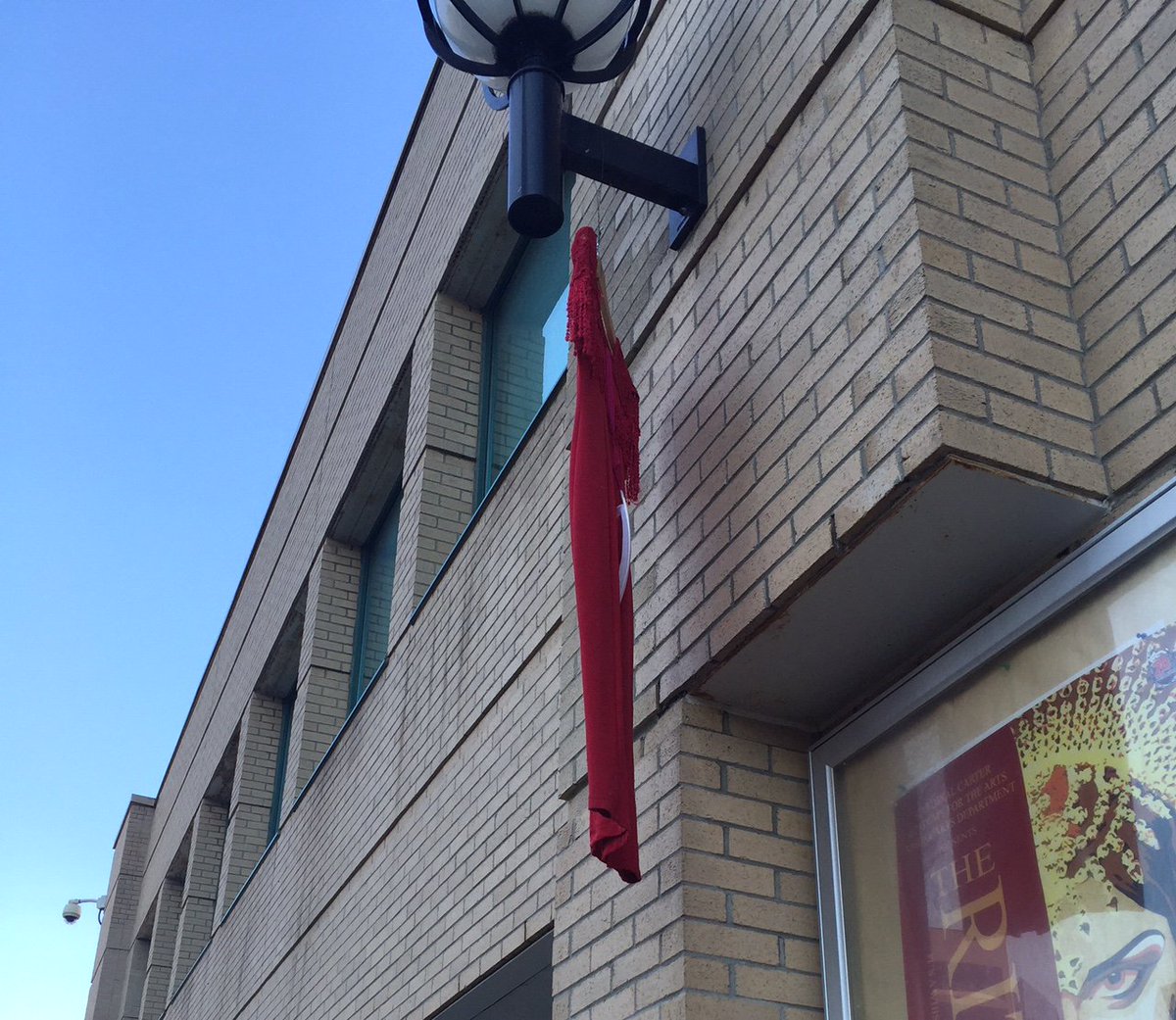 TCDSB's tweet photo. Red Dress Project bringing awareness to missing &amp; murdered Aboriginal women https://t.co/M6bwgZioJd @CarterCouncil @InsideTOnews https://t.co/9LXNv0mDJk