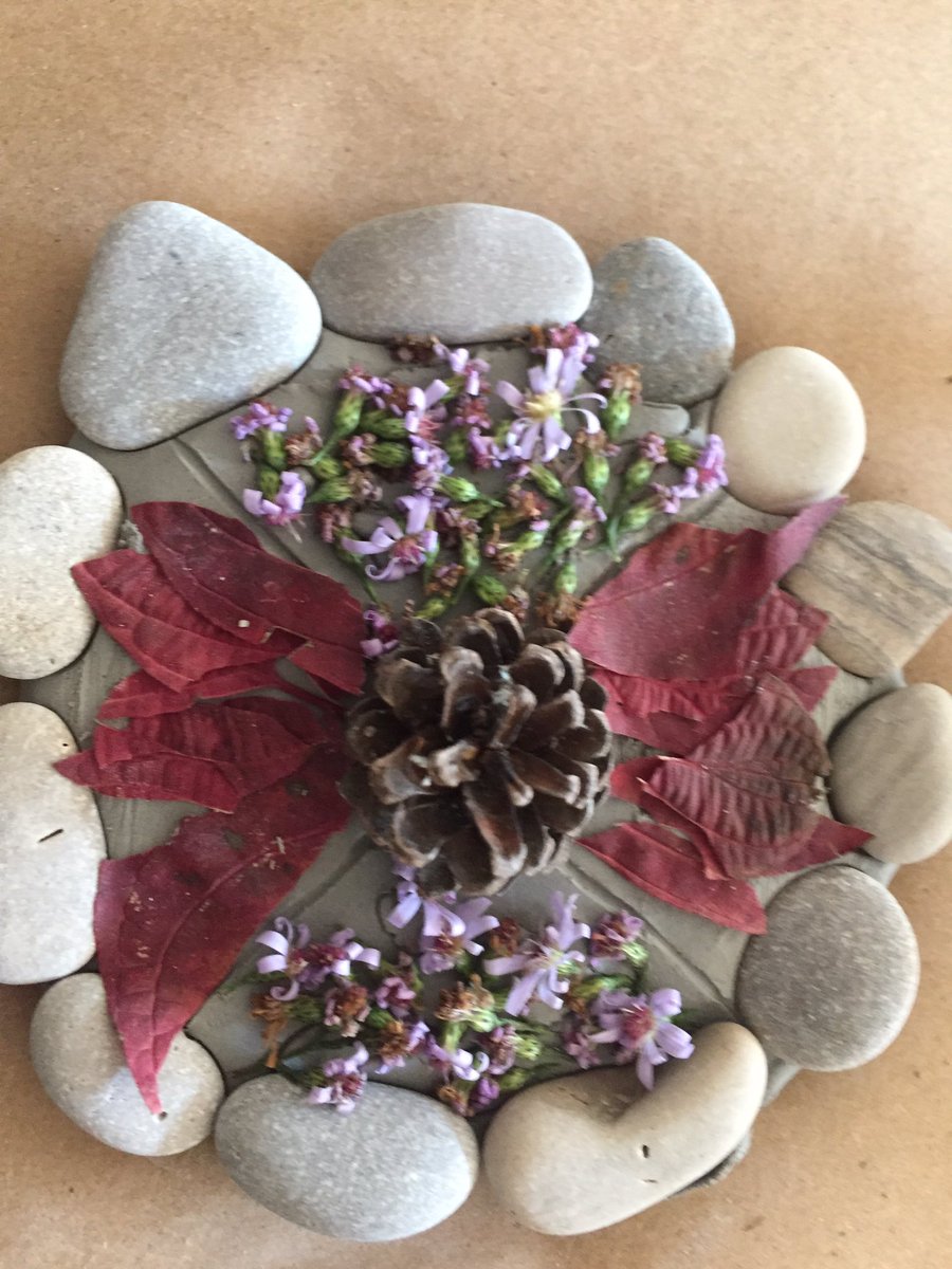 DianeKashin1's tweet photo. Making nature mandalas with Denison School Age staff #ReggioPLC #outdoorplay https://t.co/DdtGUfuAIO