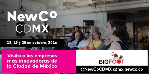 BigFootMex's tweet photo. ¡Corre por tu boleto! Con el código HC20CDMX obtén 20% de descuento. Vive la innovación dentro de nuestras oficinas. #NewCoCDMX https://t.co/NnfOJG6wbK