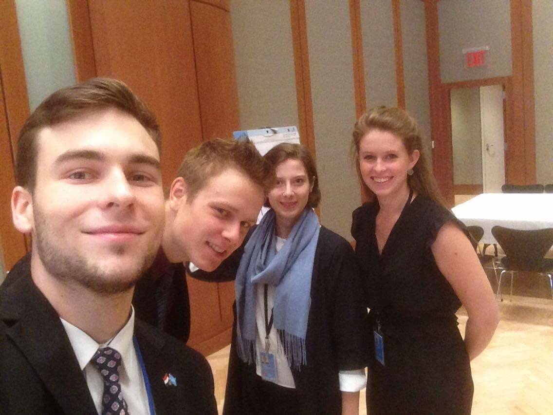 Inesswaelens's tweet photo. Ready for pur side-event on "widening and deepening the UN Youth Delegate Programme" Lets go team Germany-Hungary-Belgium! @vljr https://t.co/s9B4UjXCML