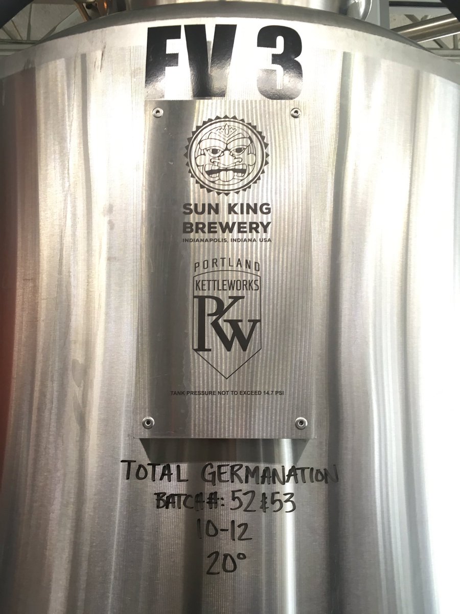 Brewing our <a href="/BSGChris/">Chris German</a> &amp; <a href="/SunKingBrewing/">Sun King Brewery</a> collaboration featuring all <a href="/SimpsonsMalt/">Simpsons Malt Ltd.</a> w/ special guest <a href="/SimpsonsPete/">Peter Simpson</a>! Feeling very fortunate :)