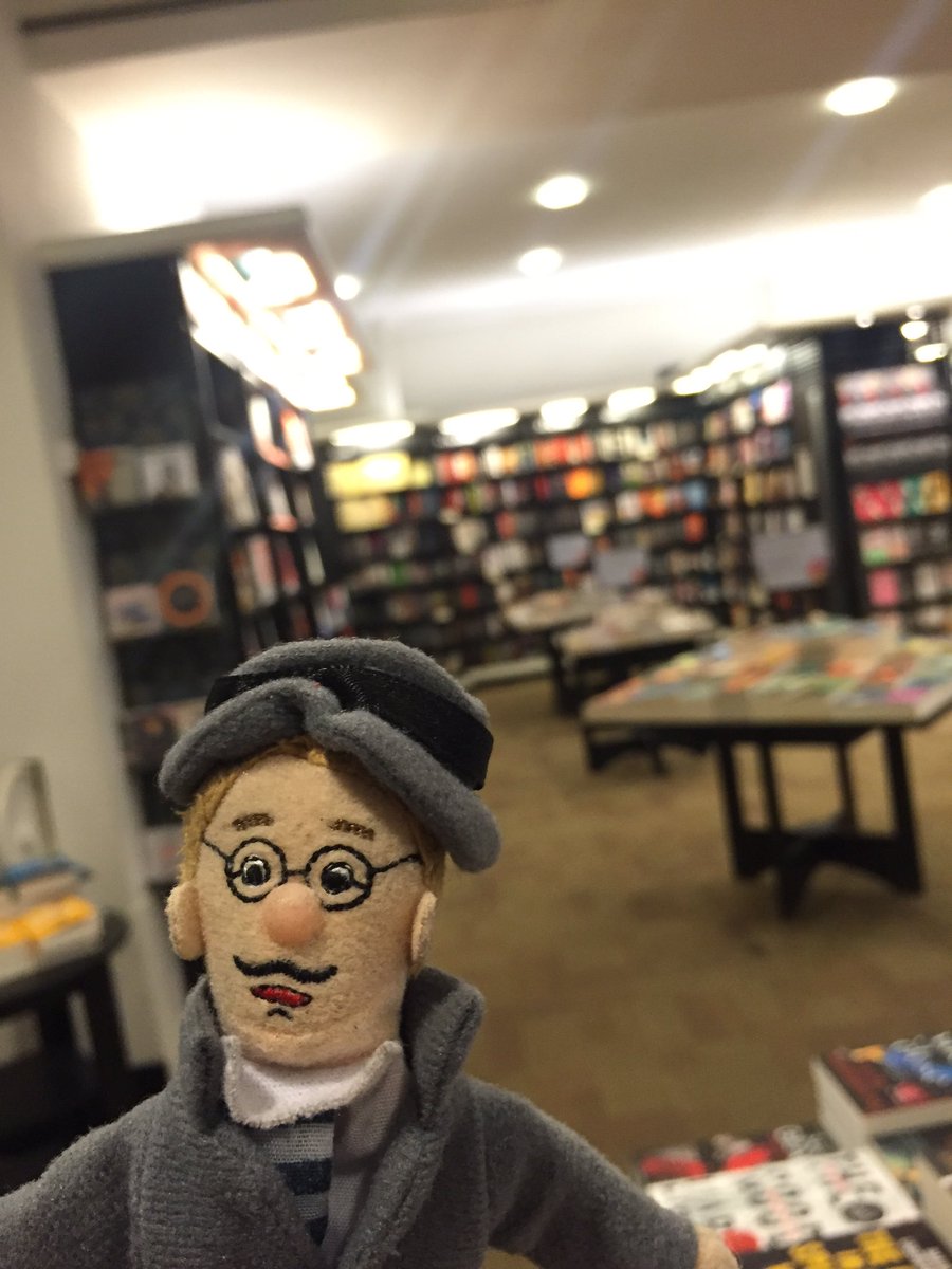 James Joyce pops to <a href="/WaterstonesPicc/">Waterstones Piccadilly, London</a>