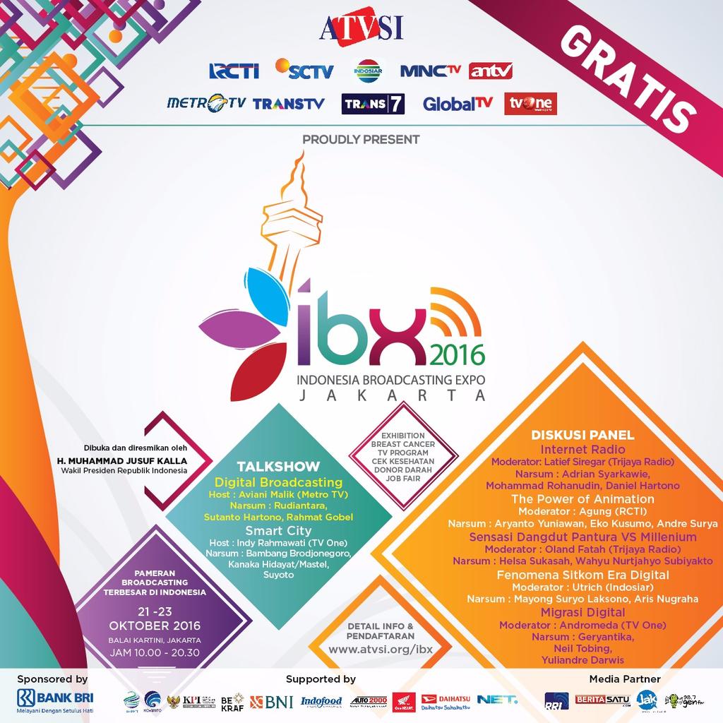 Warga <a href="/infodpk/">All About Depok</a> info keren #IBX2016 #Broadcasting #Loker. Info lengkap &amp; FREE registrasi atvsi.org/atvsi
