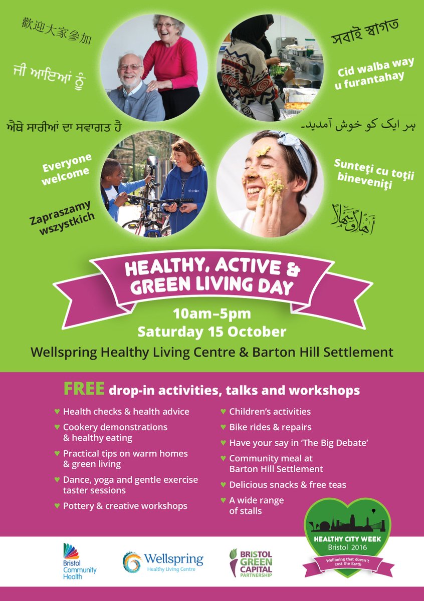 CuisineColour's tweet photo. This Saturday, make FREE edible facemasks with us @wellspringhlc in #BartonHill as part of #HealthyCityWeek! #communityfood #free #bristol https://t.co/Lf4uOi4b5Q