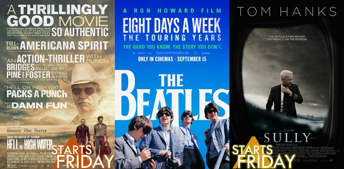 AthenaCinema's tweet photo. What's playing this weekend at the Athena?
#BeatlesEightDaysAWeek #Sully #HellOrHighWater https://t.co/IT8xqGxOVg