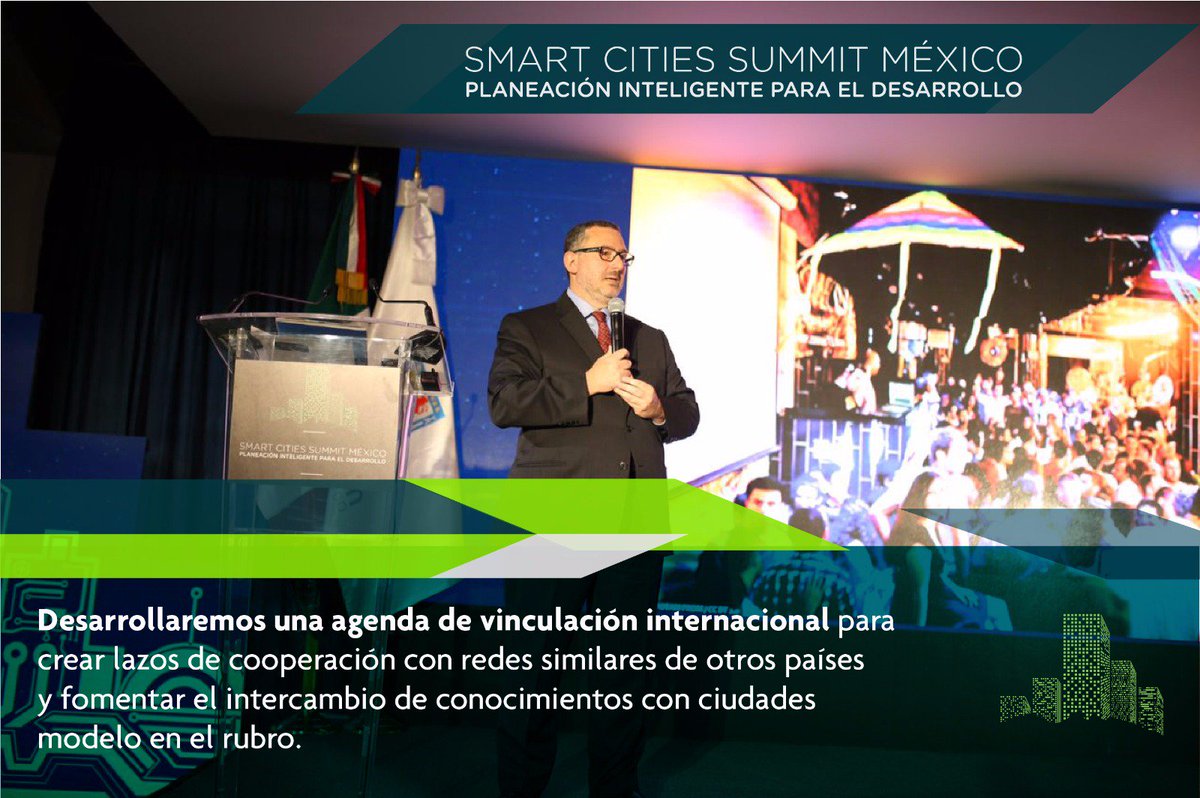 SmartCitiesMex's tweet photo. Uno de los retos que desean superar los municipios mexicanos son los lazos con otros países y el intercambio de conocimientos. #SmartCities https://t.co/TzXXVvdt0x