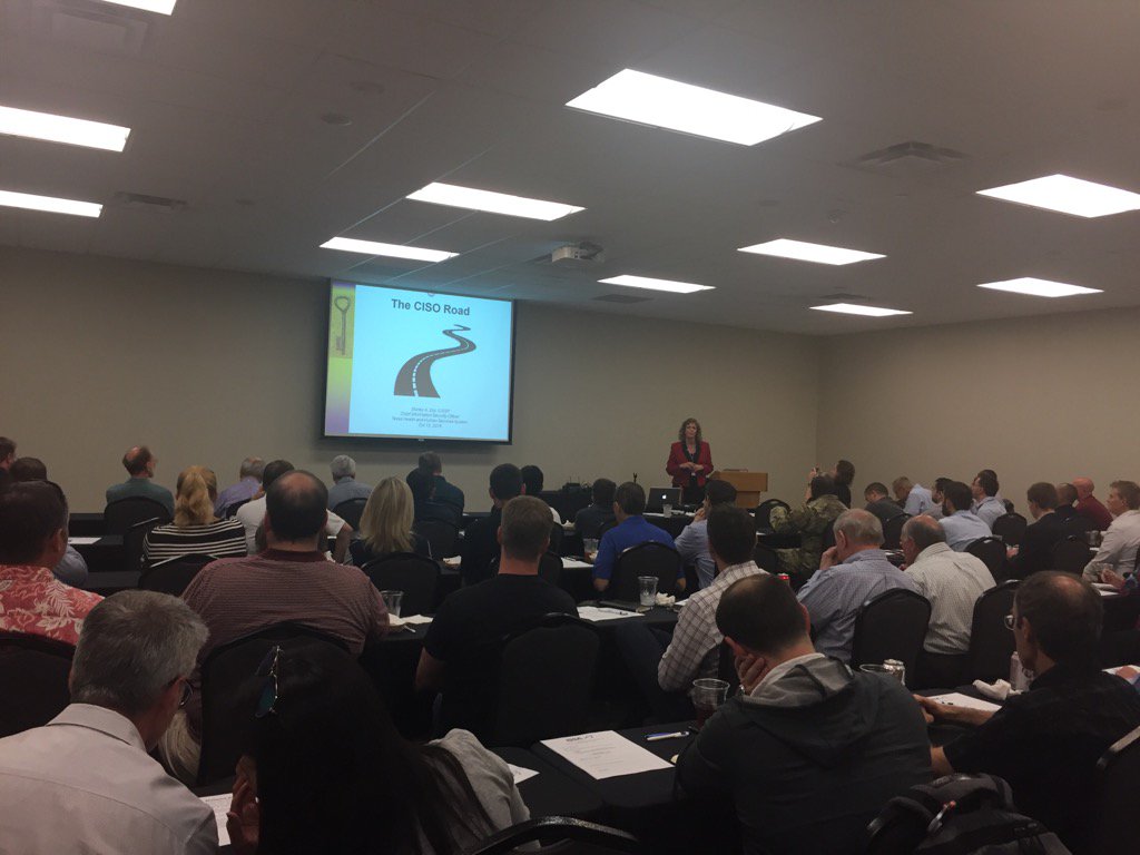 securitybrew's tweet photo. Austin #ISSA chapter meeting features @SecurityShirley CISO at Texas Health &amp; Human Services (HHS) https://t.co/OiumBQ2r0N