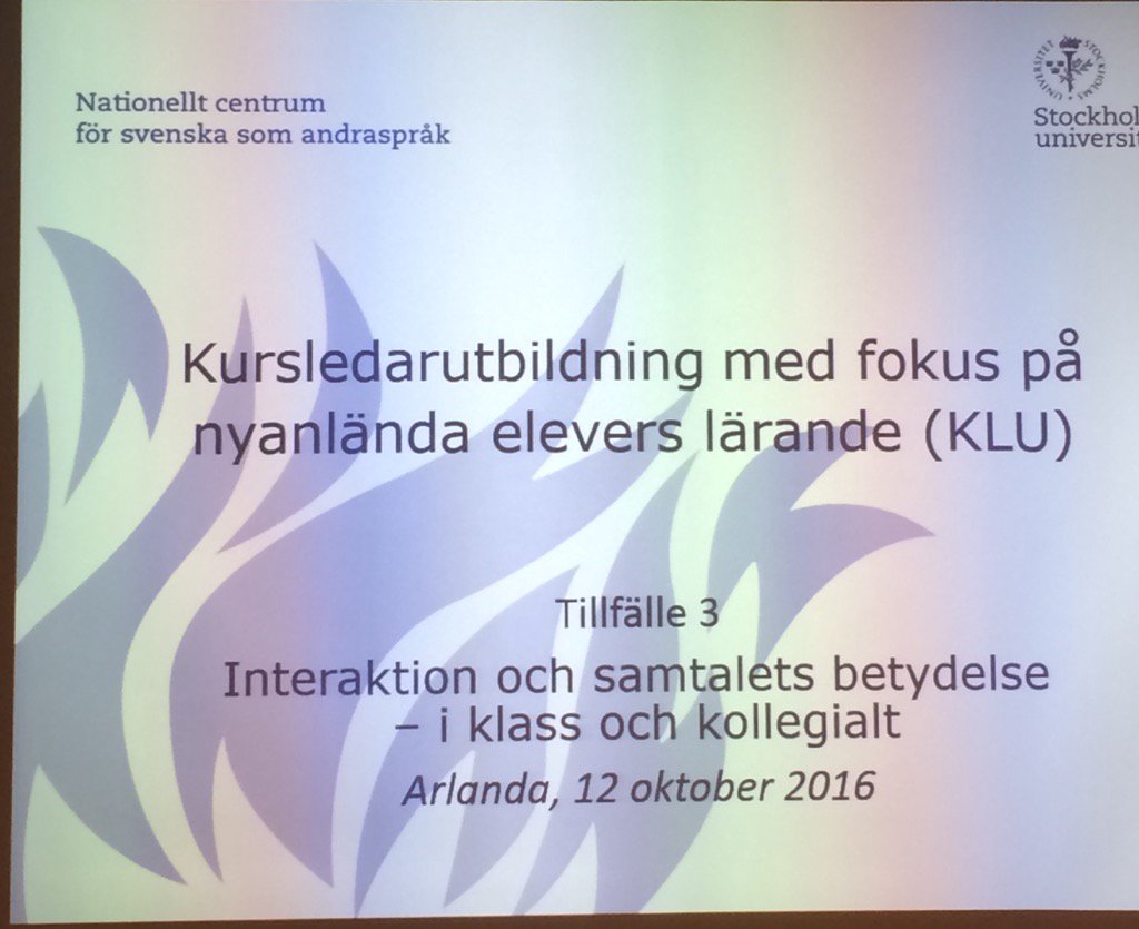 alsegaard's tweet photo. Intressant dag återigen, många idéer att ta med hem #ncklu https://t.co/6cusa1unjI