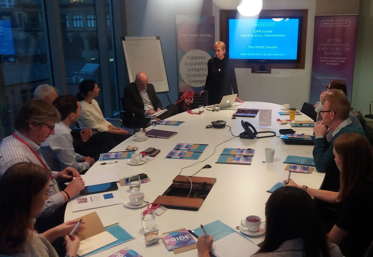 theblueballroom's tweet photo. .@Sheila_Parry starts off with introductions with a lovely group #asktheguru #EngagePRIDE https://t.co/eX2lxBKbPi