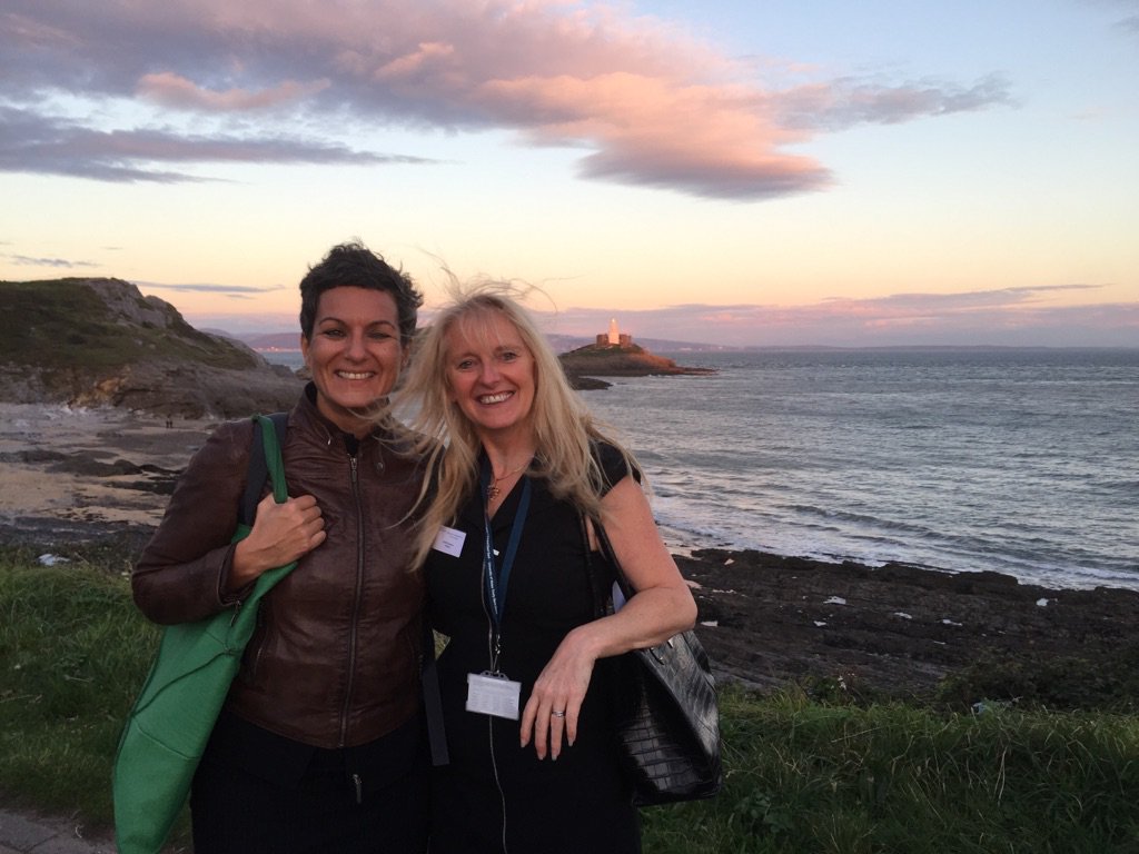 AndyPena's tweet photo. After a great #embedented #EntreComp @uwtsd - time for @mrs_chu @KatPen to relax in Mumbles :-) https://t.co/ATNRSpINPV