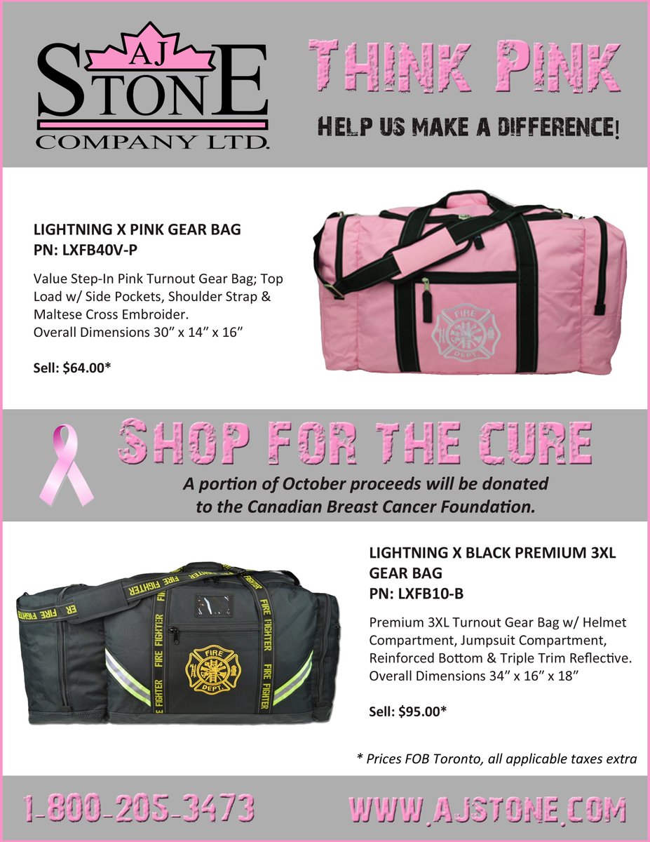 AJStoneCompany's tweet photo. AJ Stone's annual #ShopForTheCure promotion is back again this year! A portion of all October proceeds will be donated to the @CBCF https://t.co/Grbc0ihbLW