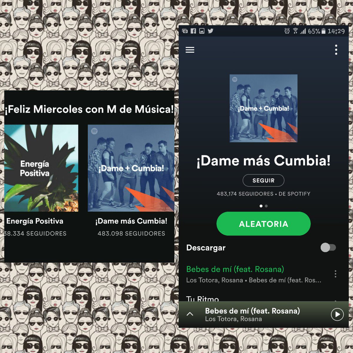 TotoFans8's tweet photo. Spotify te recomienda escuchar buena música... https://t.co/tia2ml07is