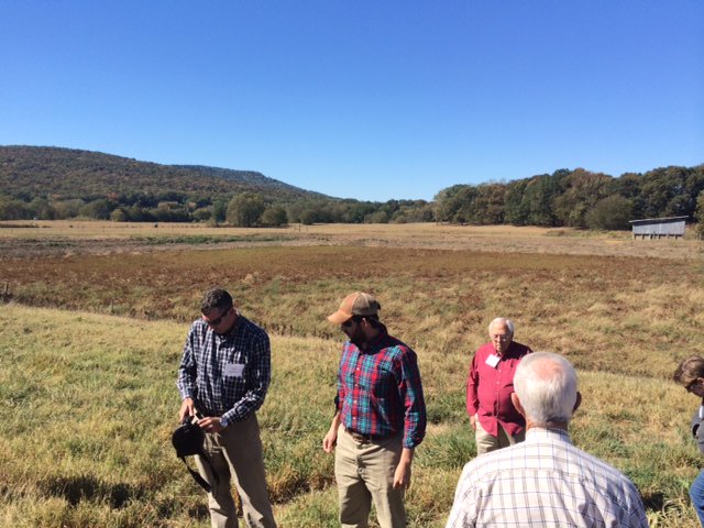 WaterWorksEDU's tweet image. 3rd stop on the Madison Co. Ag Tour: Hereford and Sons cow calf and row crop farm! #WaterWeUpTo #farming #education #conserve #visitnorthal