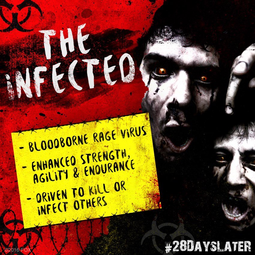 20thHorror's tweet photo. The Infected: Stats #FoxHorror #28DaysLater https://t.co/47DbYEZOjX