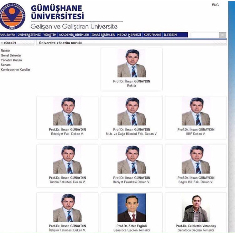 Türkiye siyasetinde başkanlık sistemi neyse, bilimde Gümüşhane Üniversitesi odur.