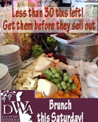 DEWineries's tweet image. Tixs are going fast, don't miss out on #DWA brunch. Great food, drinks, &amp;amp; fun! Get your tixs here ow.ly/wrIA304QijY #DEonTap