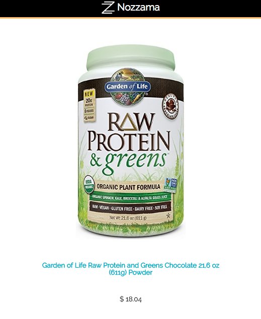 nozzama's tweet photo. #Amazon #DealoftheDay Garden of Life Raw Protein and Greens Chocolate 21.6 oz (611g) Powder Just $18.04 https://t.co/6hcpyh0Tnv https://t.co/XuQPR5P7G3