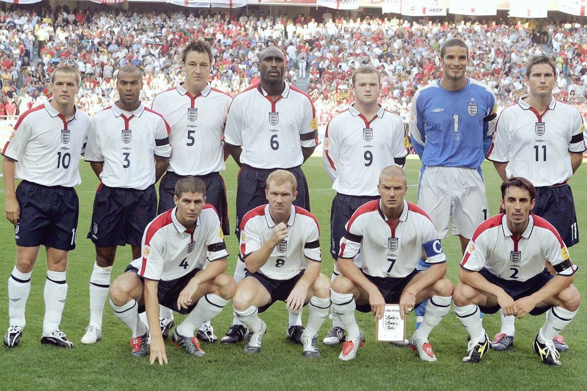 FootballFunnys's tweet photo. Trying to figure out how England never won anything with this lot. 🤔 https://t.co/XuV3a7TAFb