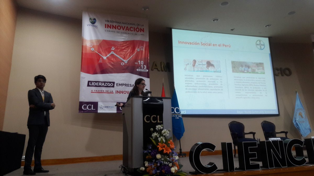AnthonyRamosV's tweet photo. @BayerInnovacion #BYCI2016 BAYER PERÚ nos dan a conocer de Bayer Young Community Innovators. "Ciencia para una vida mejor". https://t.co/6FStKsZw5f