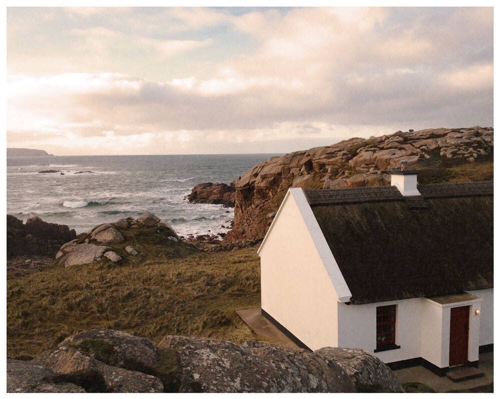 A cottage by the sea in County Donegal, Ireland...