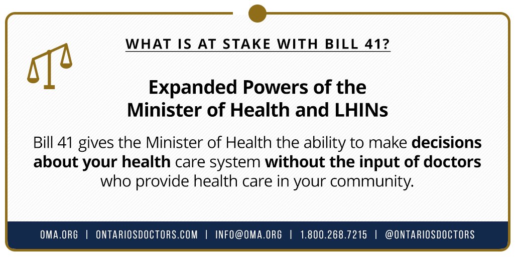 Bill 41 imposes changes to Ontario's health care system, but it is hard to see how it will improve patient care. ow.ly/6lqb3056CmO