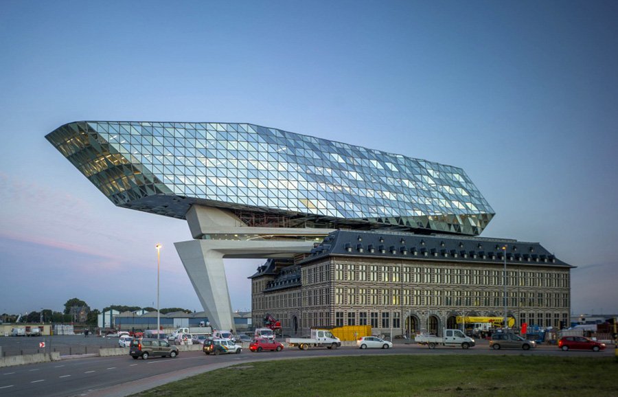 ShopArch's tweet image. Штаб-квартира порта Антверпен: кристалл от Заха Хадид arch-shop.ru/the-headquarte…